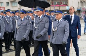 Święto Policji w Częstochowie. Uroczystości na Placu Biegańskiego.