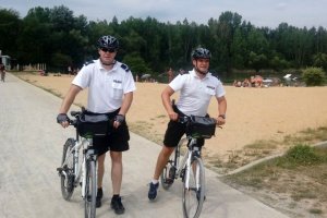 Patrole rowerowe w Częstochowie.
